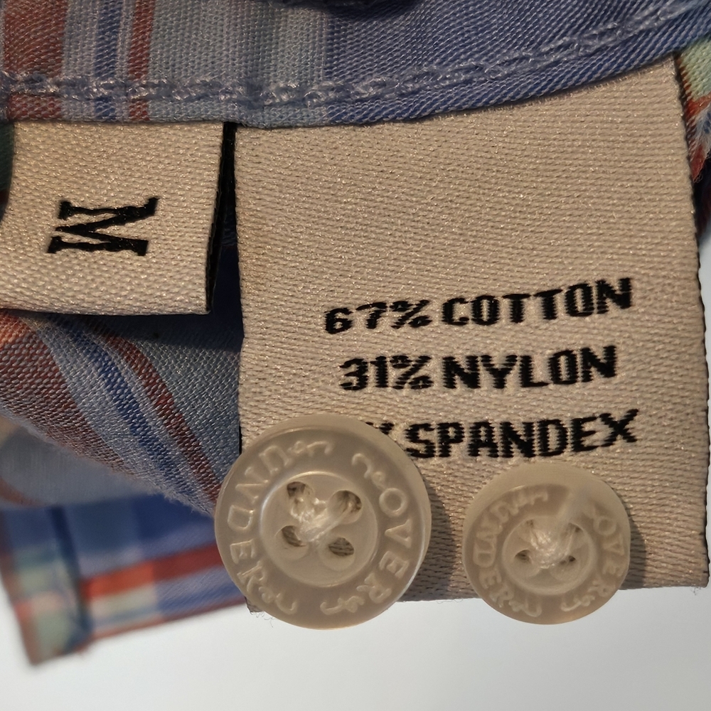 Over Under Performance Button Down Plaid Shirt - … - image 6